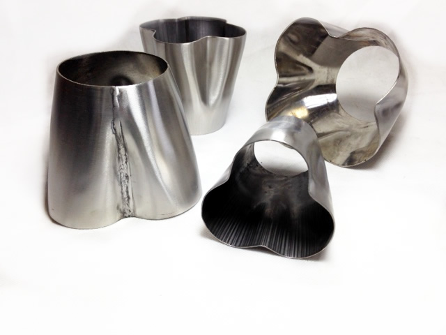 thumbnail image 2 of Stainless Steel 4-into-1 Exhaust Manifold Collector – 1.75" Mandrel Bend, 45mm Merge 2 of 5